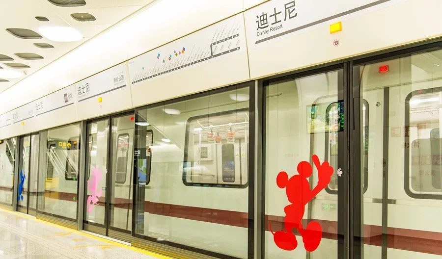 上海迪士尼地铁站应用MediaComm美凯光纤KVM系统，连续5年稳定运行