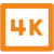 4K@60Hz 4:4:4 HDR