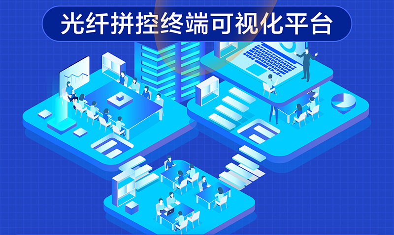 会议室集群光纤拼控终端可视化平台