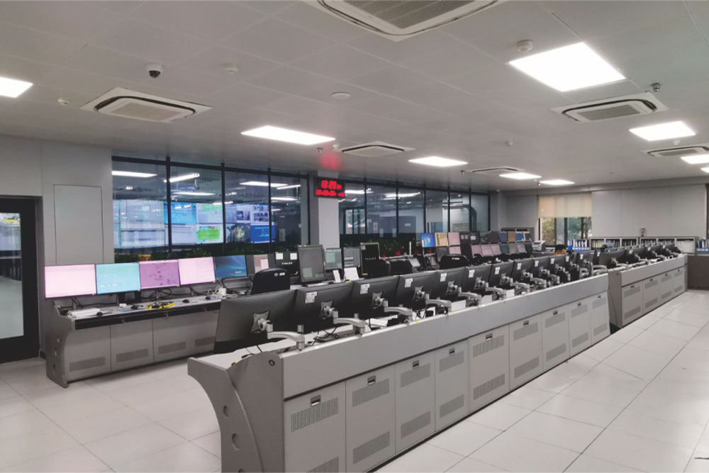中南空管局河南分局技术保障监控大厅