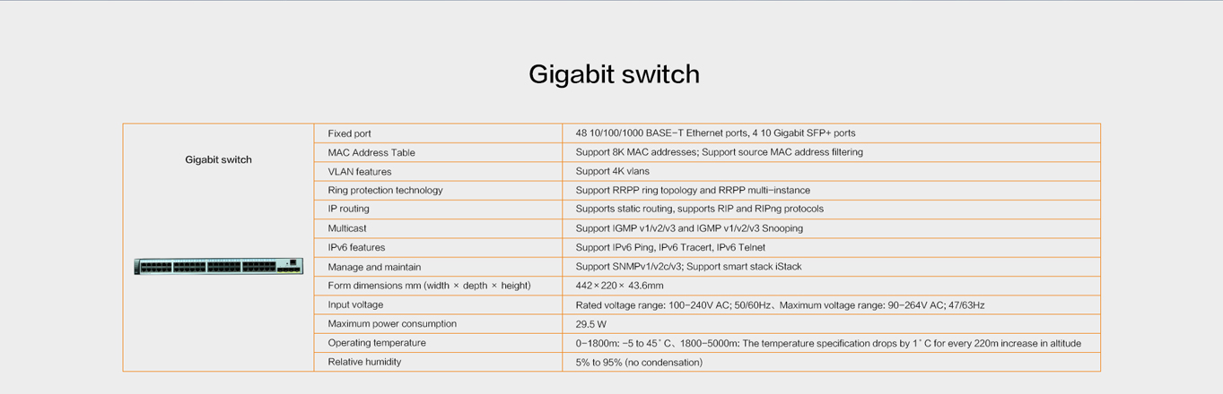 Gigabit Switch CR