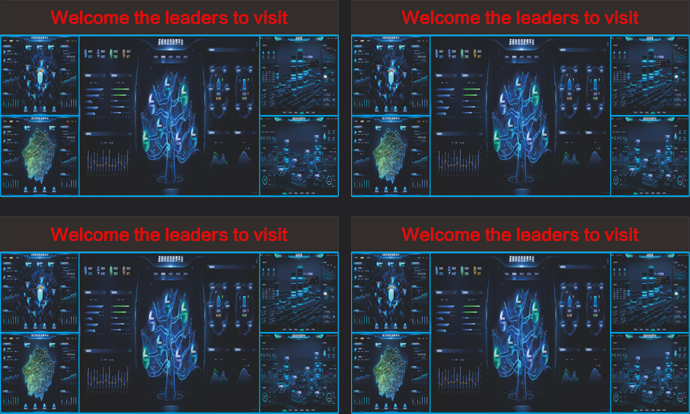 Ultra-High-Resolution All-Fiber Video Wall  